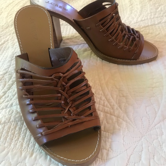 J. Crew Shoes - J Crew mules - woven- size 8